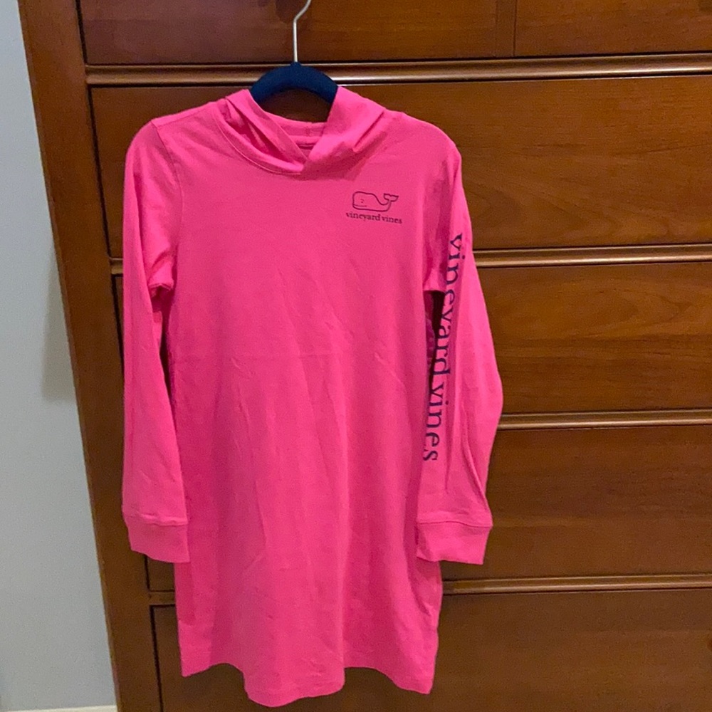 NWOT Vineyard Vines Girls Long-Sleeve Tee Dress S